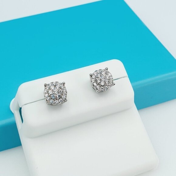 "925 Sterling Silver CZ Beautiful Earrings for Women, 1USPAR4214 - Picture 7 of 11